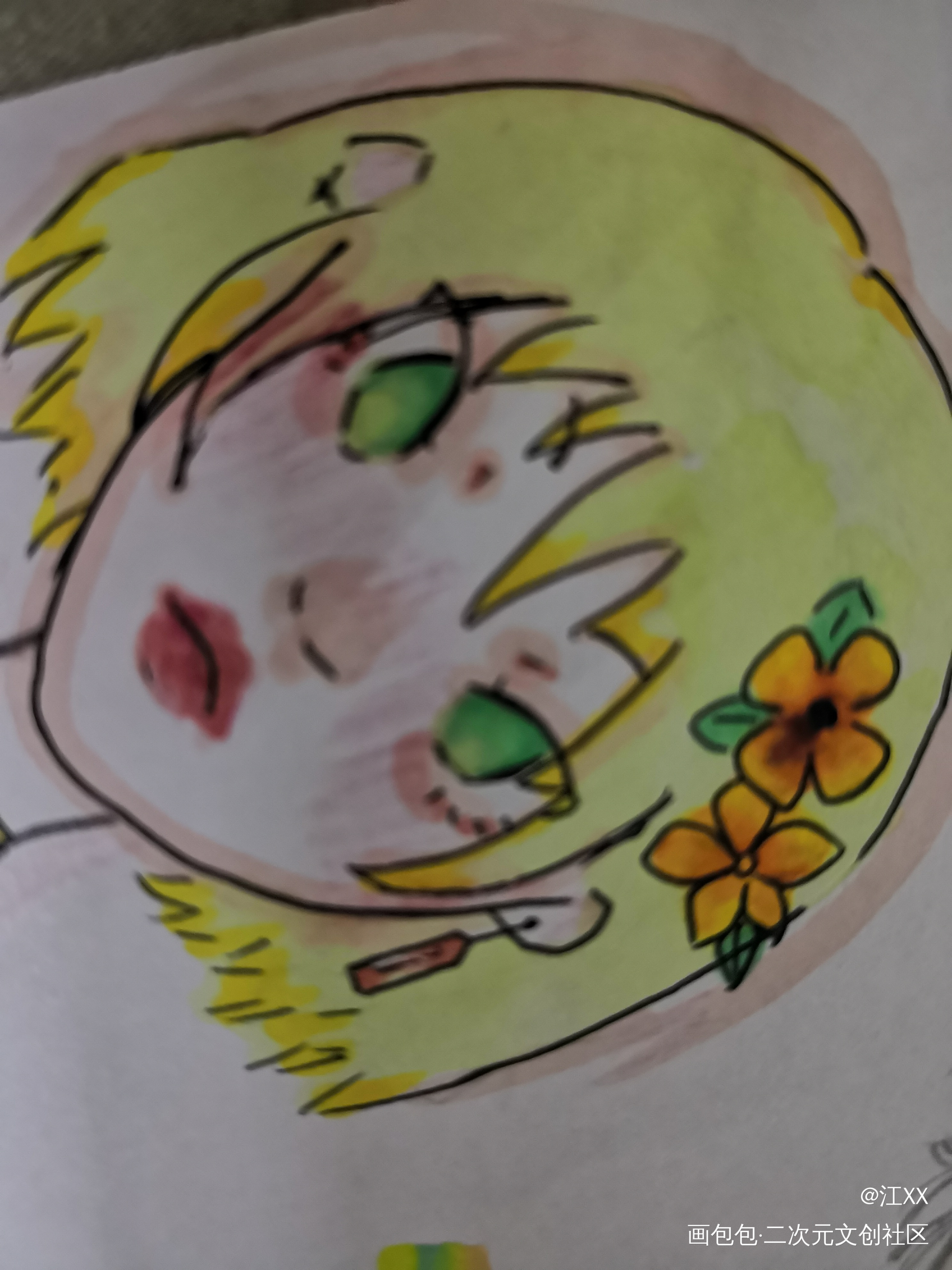 _摸鱼页绘画作品