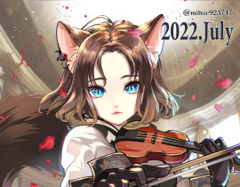 布偶猫2022.7_绘画作品