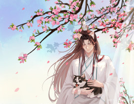禁止拿图，个人私稿。二哈同人哦_绘画作品