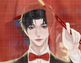 妹叔·凤冠霞帔_绘画作品