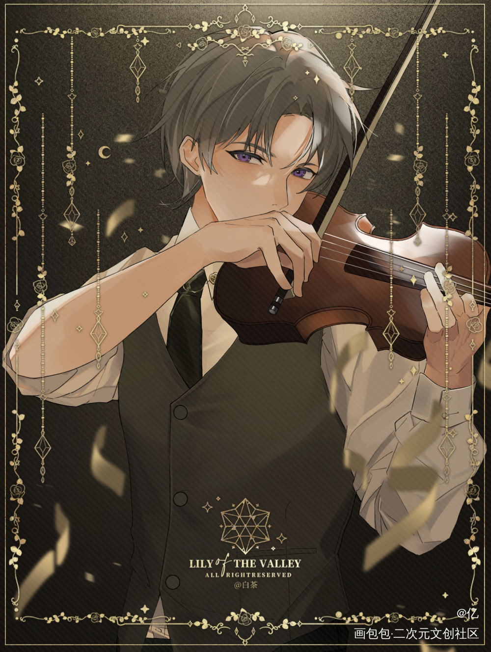 弦音随想曲_查理苏绘画作品