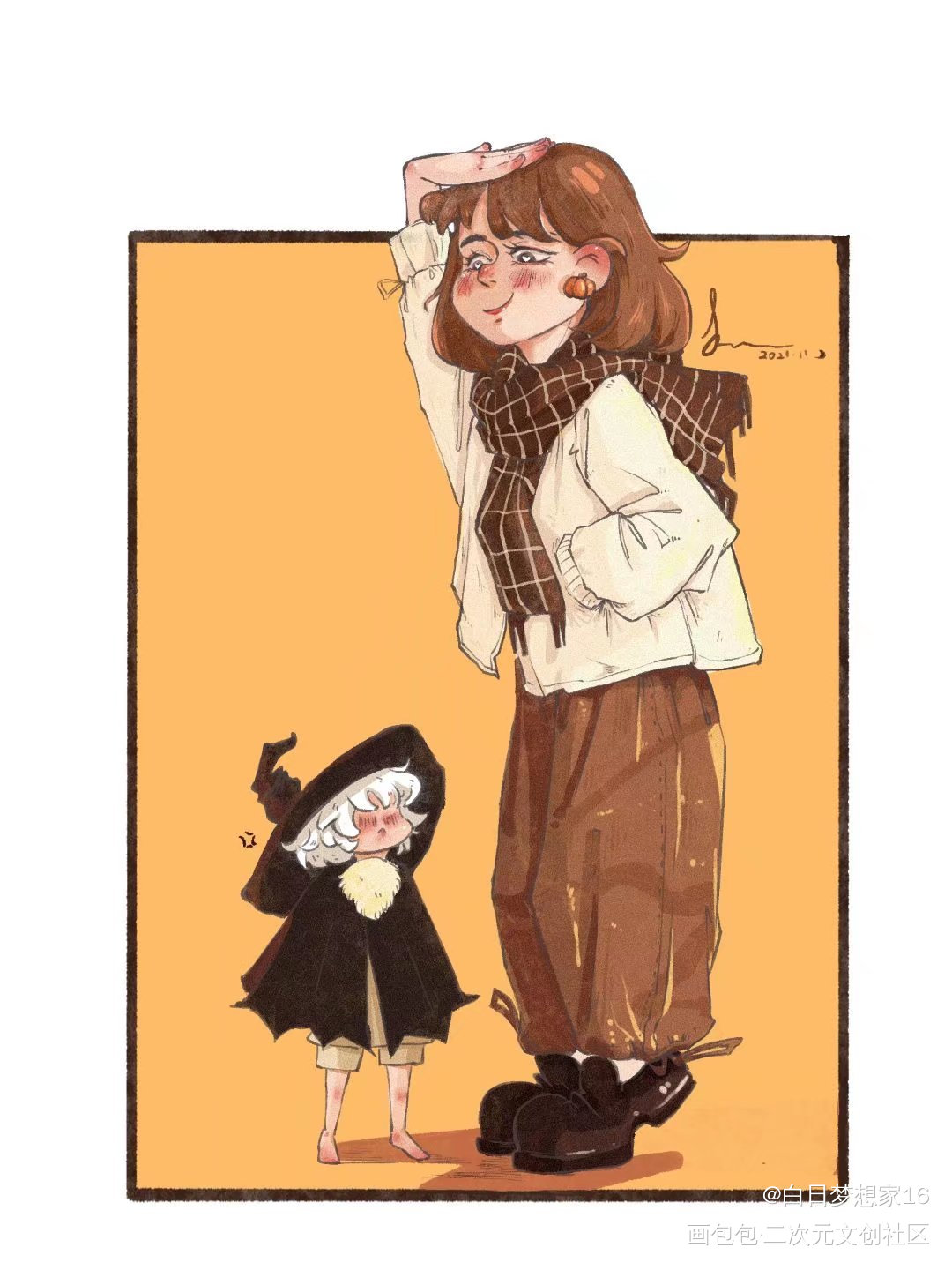 无事一身轻_光遇板绘涂摸鱼页绘画作品