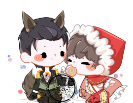 大灰狼和小红帽_绘画作品