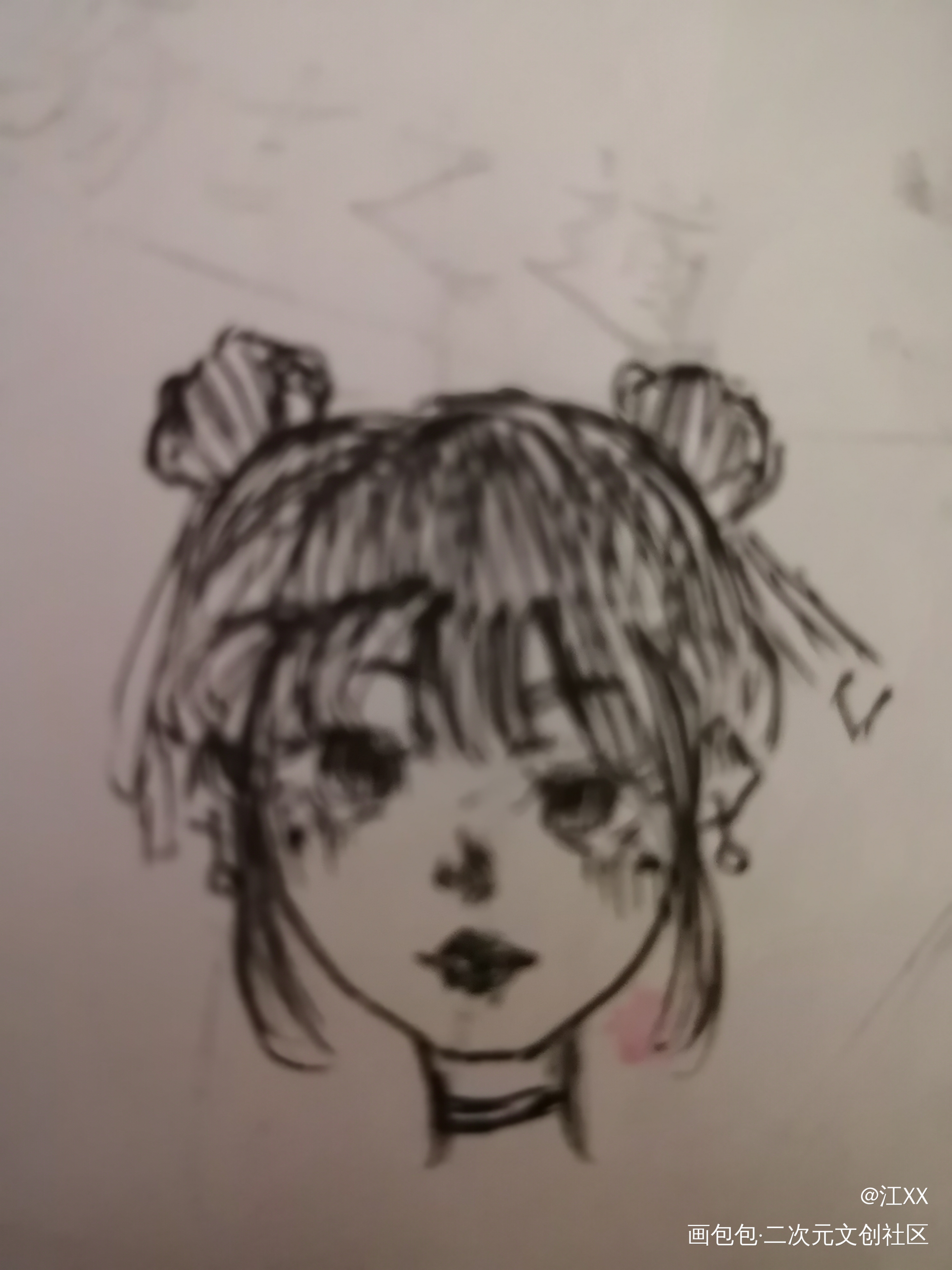 _摸鱼页绘画作品