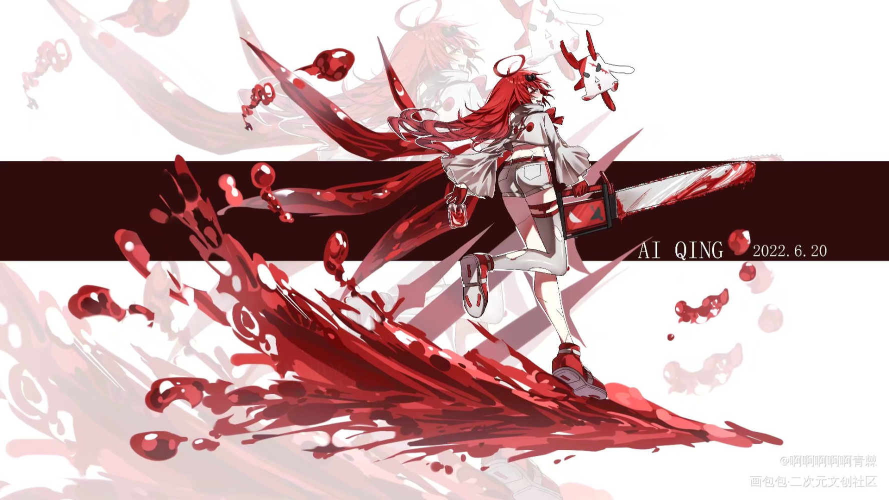oc_个人设计插画创意原创角色插画二次元板绘绘画作品