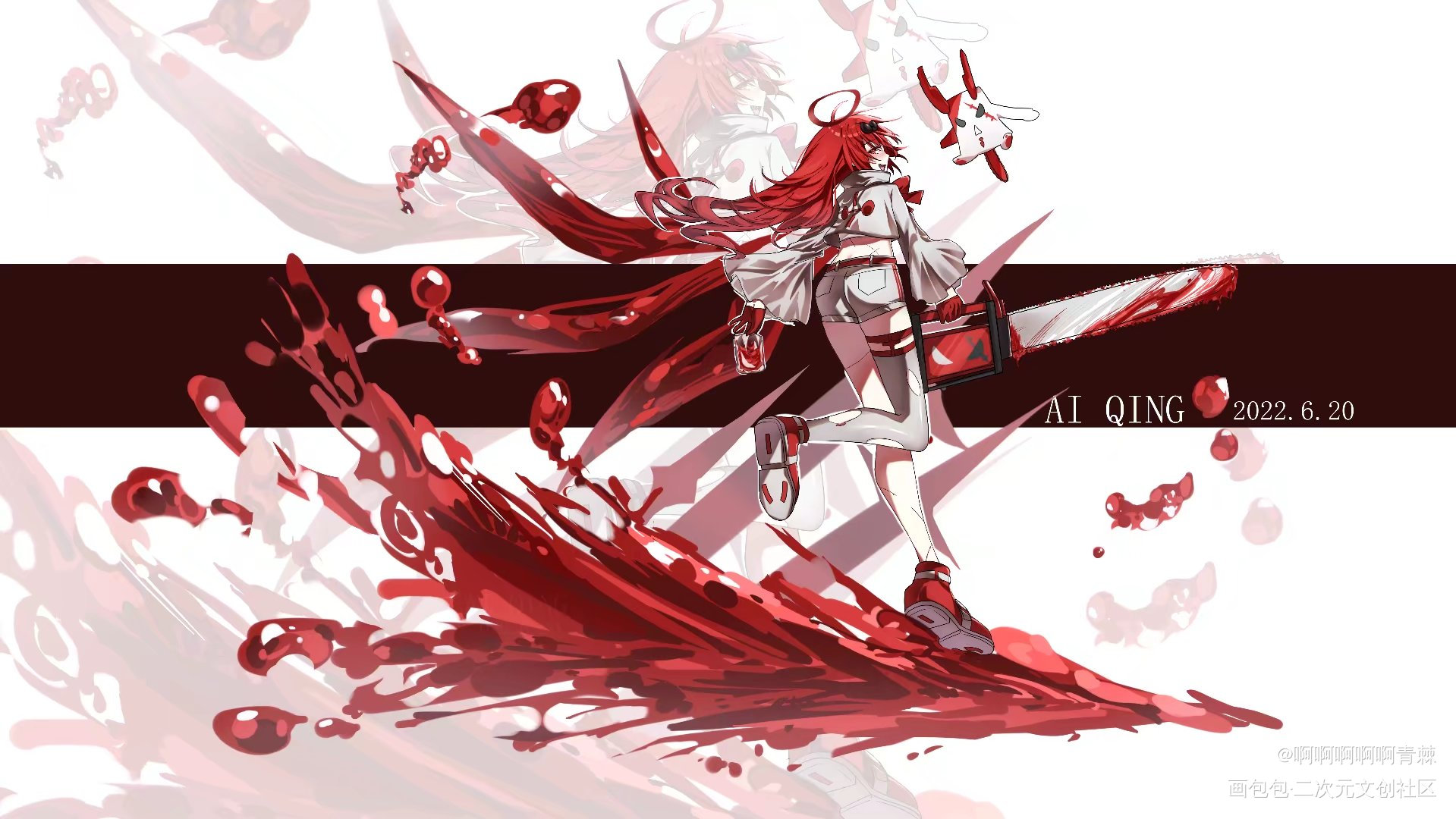 oc_个人设计插画创意原创角色插画二次元板绘绘画作品