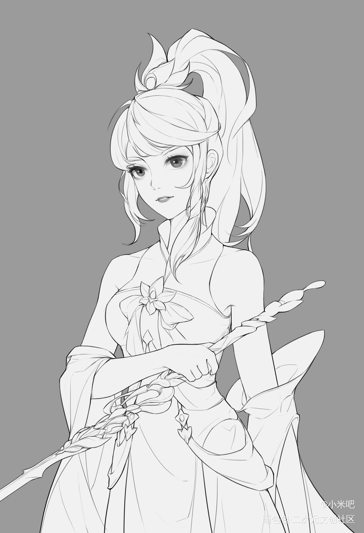 _板绘涂摸鱼页大头绘画作品