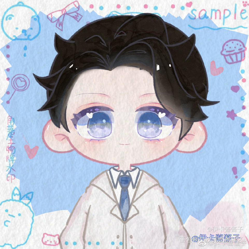 自信小群群_188男团群秀邵群Q版同人绘画作品
