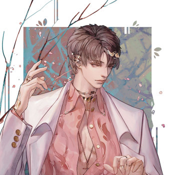 吴山四美1/4_盗墓笔记解雨臣绘画作品