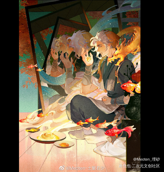 饴细工_阴阳师我要上首推阴阳师百闻牌绘画作品