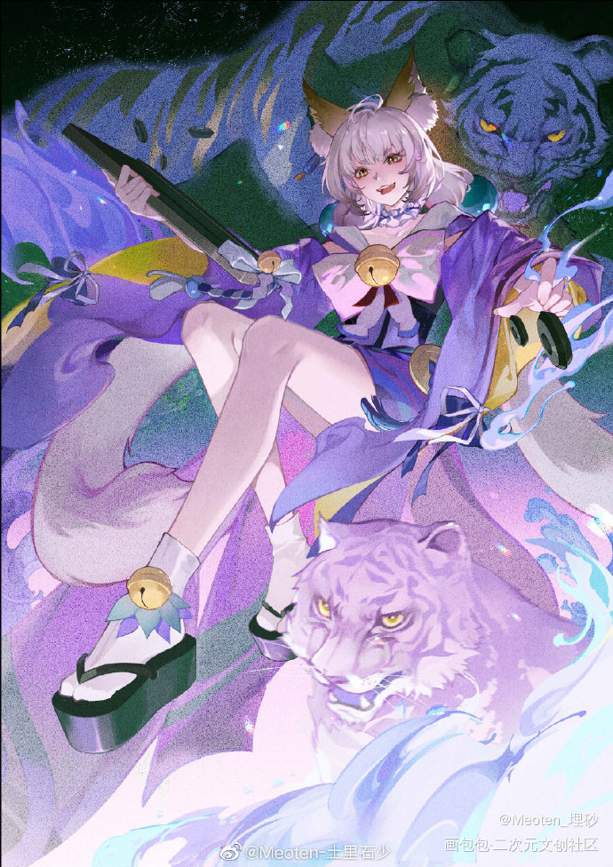 猫掌柜_阴阳师猫掌柜我要上首推阴阳师百闻牌绘画作品