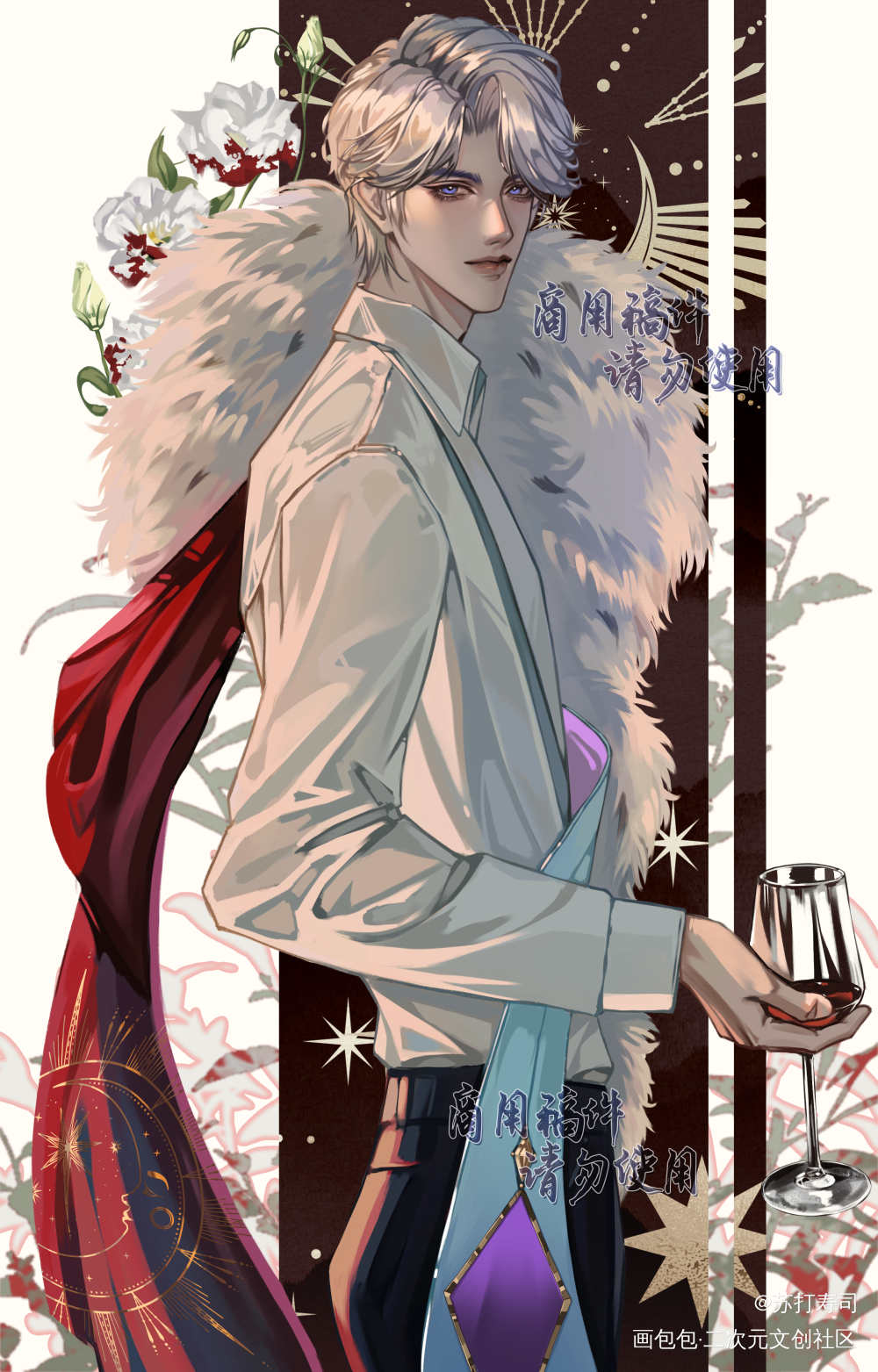 假如王者出乙游——诸葛亮_王者荣耀诸葛亮绘画绘画作品