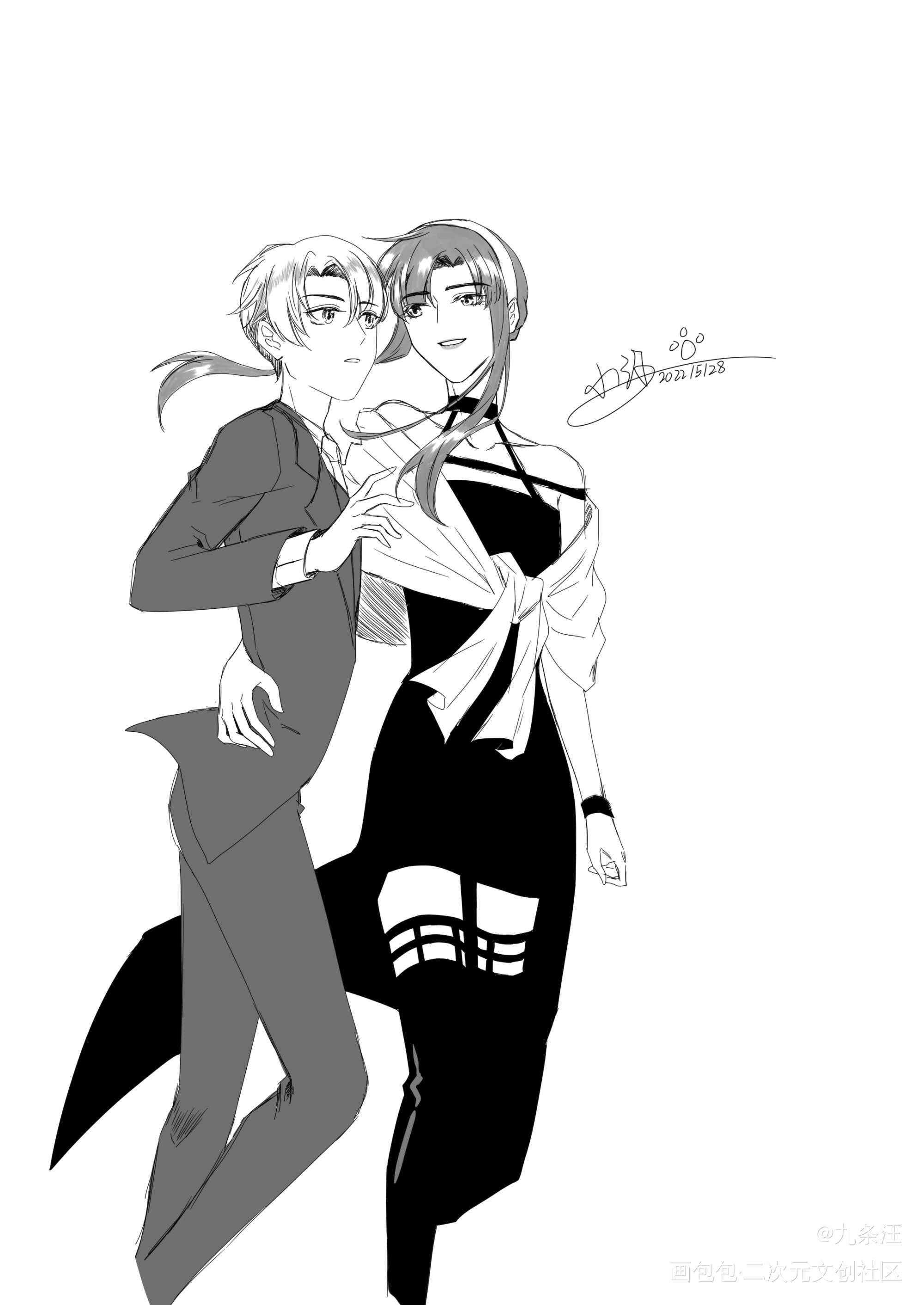 SPY x memi_莲理枝消失的初恋绘画作品