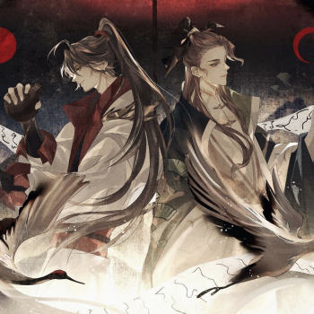 好久好久以前画的李杜啦_忘川风华录插画李杜绘画绘画作品