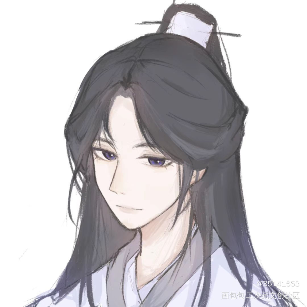 楚晚宁_二哈和他的白猫师尊绘画作品