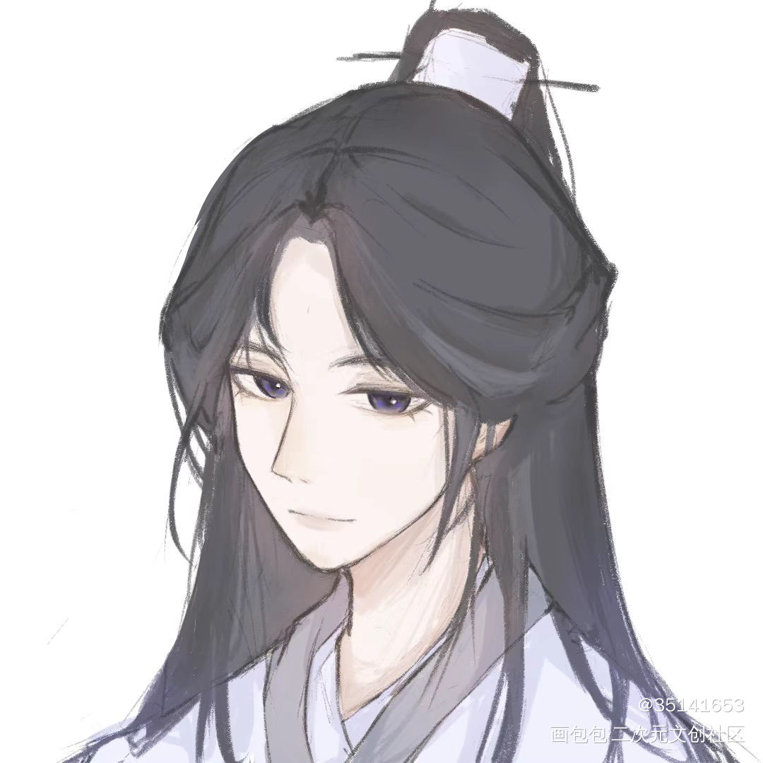 楚晚宁_二哈和他的白猫师尊绘画作品