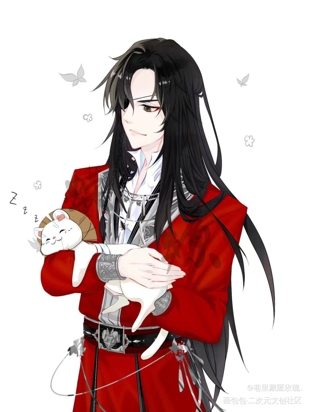 花怜_天官赐福绘画作品