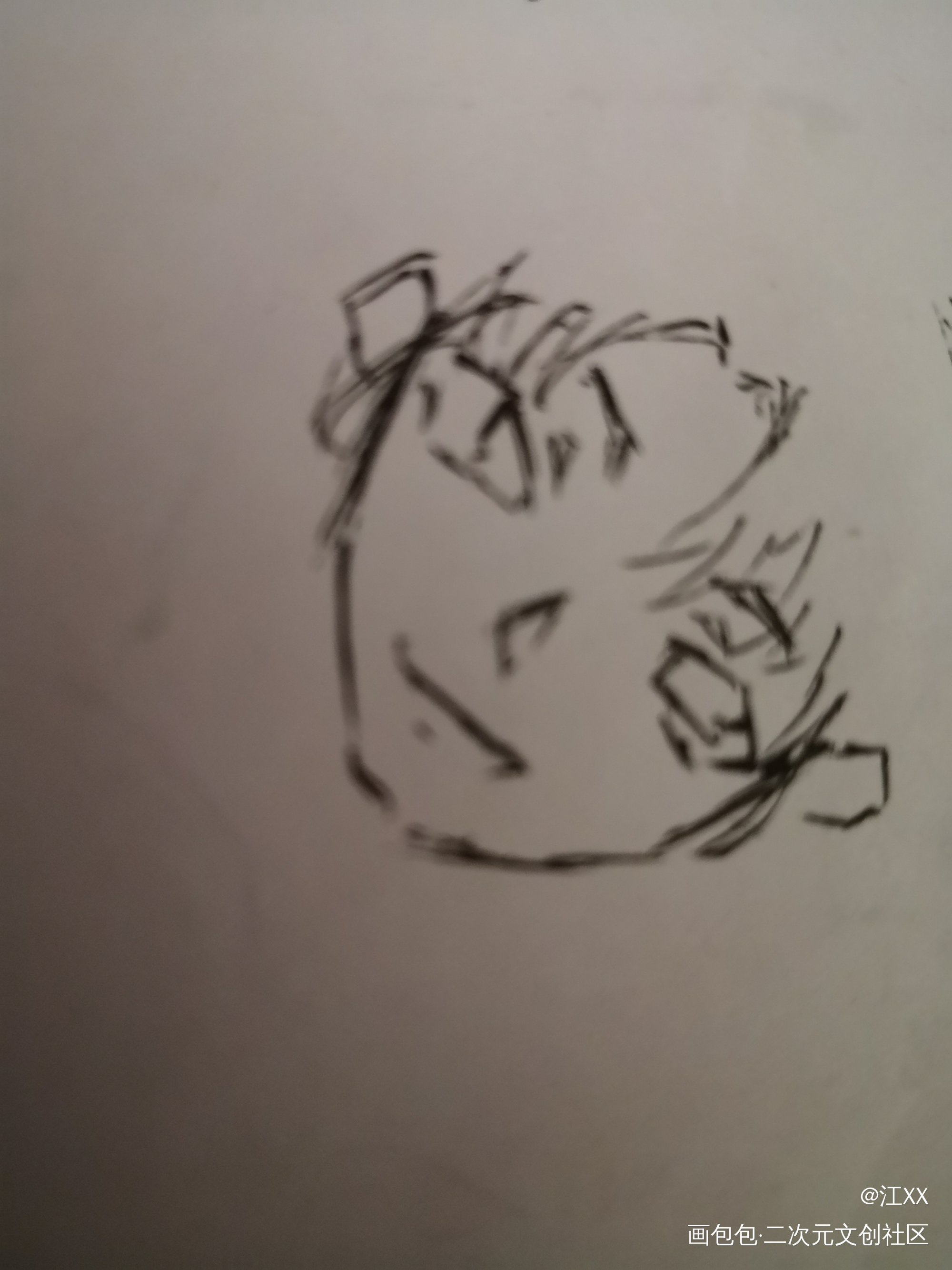 _摸鱼页绘画作品