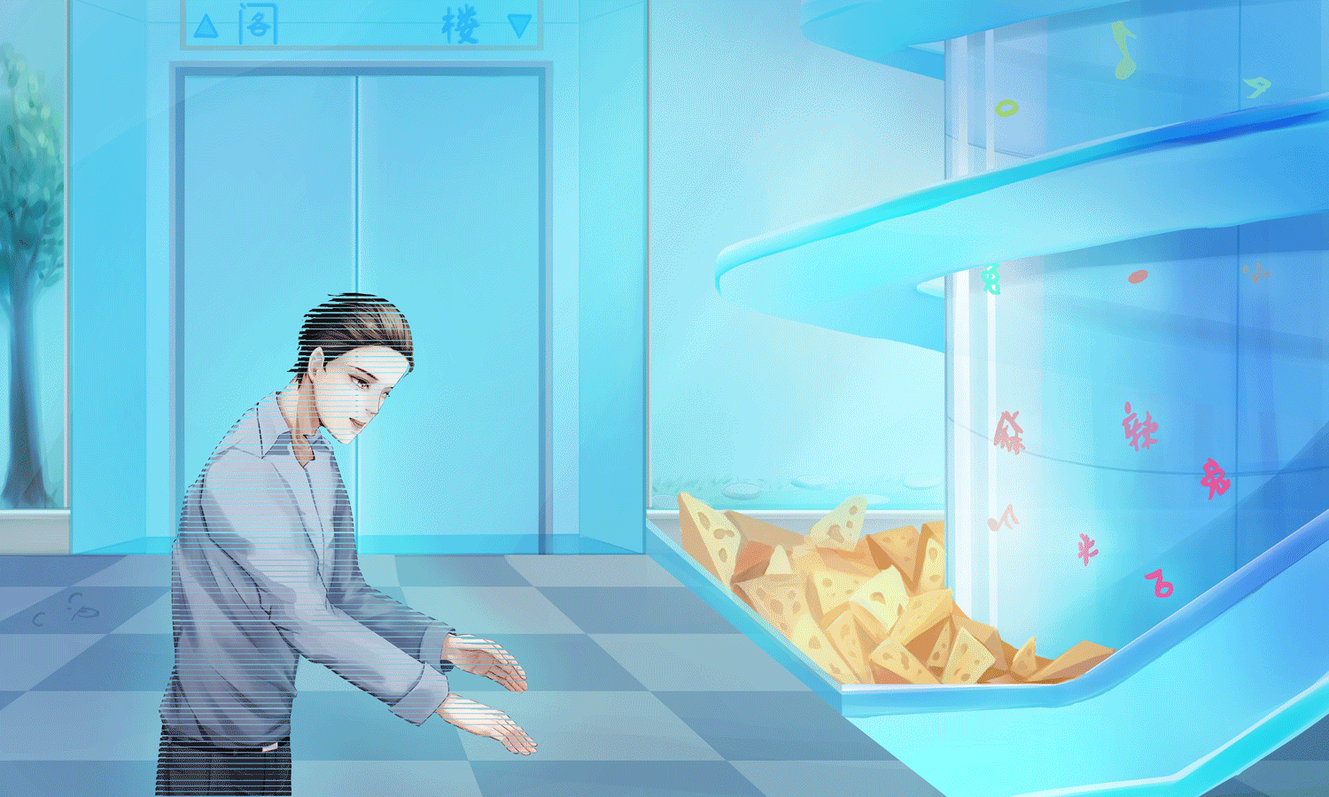 0715_残次品陆信林静恒陆必行绘画作品