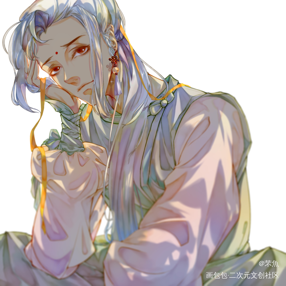 OC我鹅_摸鱼页古风绘画作品