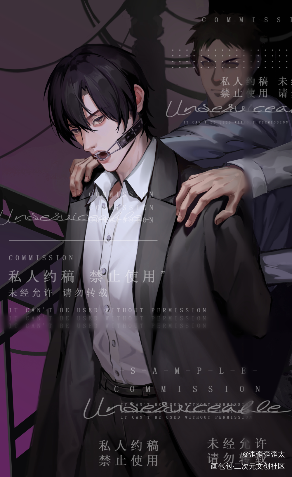 玫瑰工厂尾声_我在惊悚游戏里封神白柳绘画作品