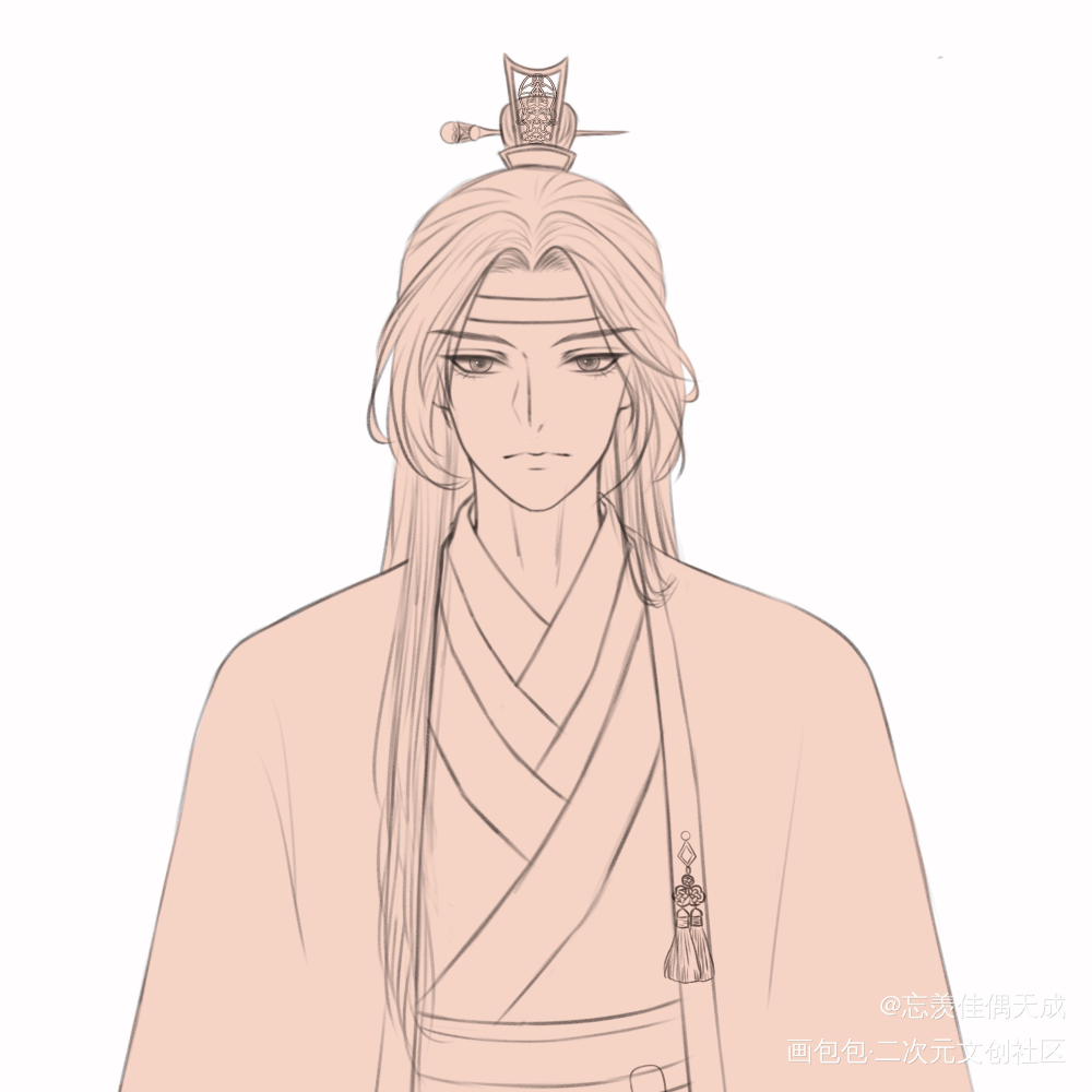 大婚ing_魔道祖师忘羡绘画作品