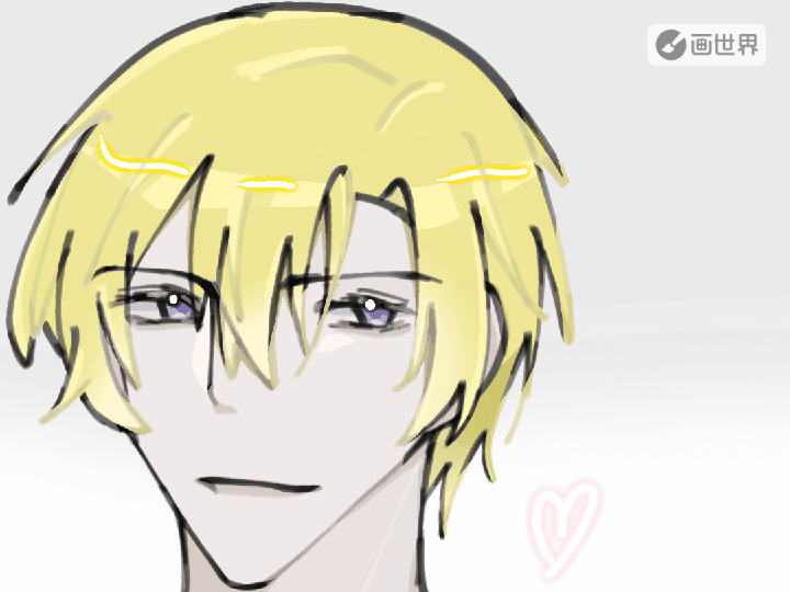 wink~_须王环儿童画樱兰高校男公关部指绘摸鱼绘画绘画作品