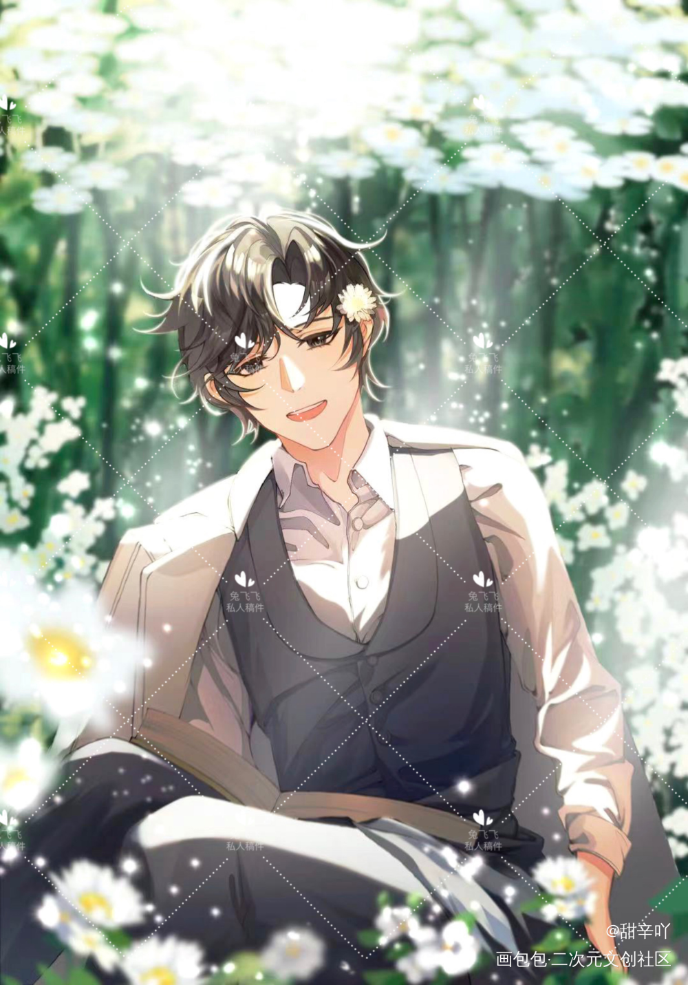 小雏菊秀秀_娘娘腔188男团群秀李程秀绘画作品
