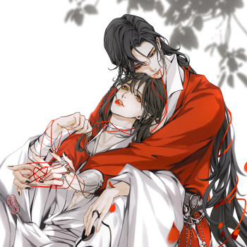 天官赐福花怜谢怜花城绘画作品