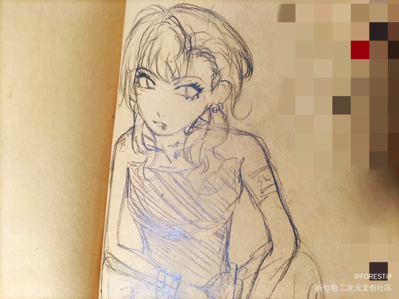 便宜d接稿_铅笔摸鱼页白菜约稿接稿绘画作品