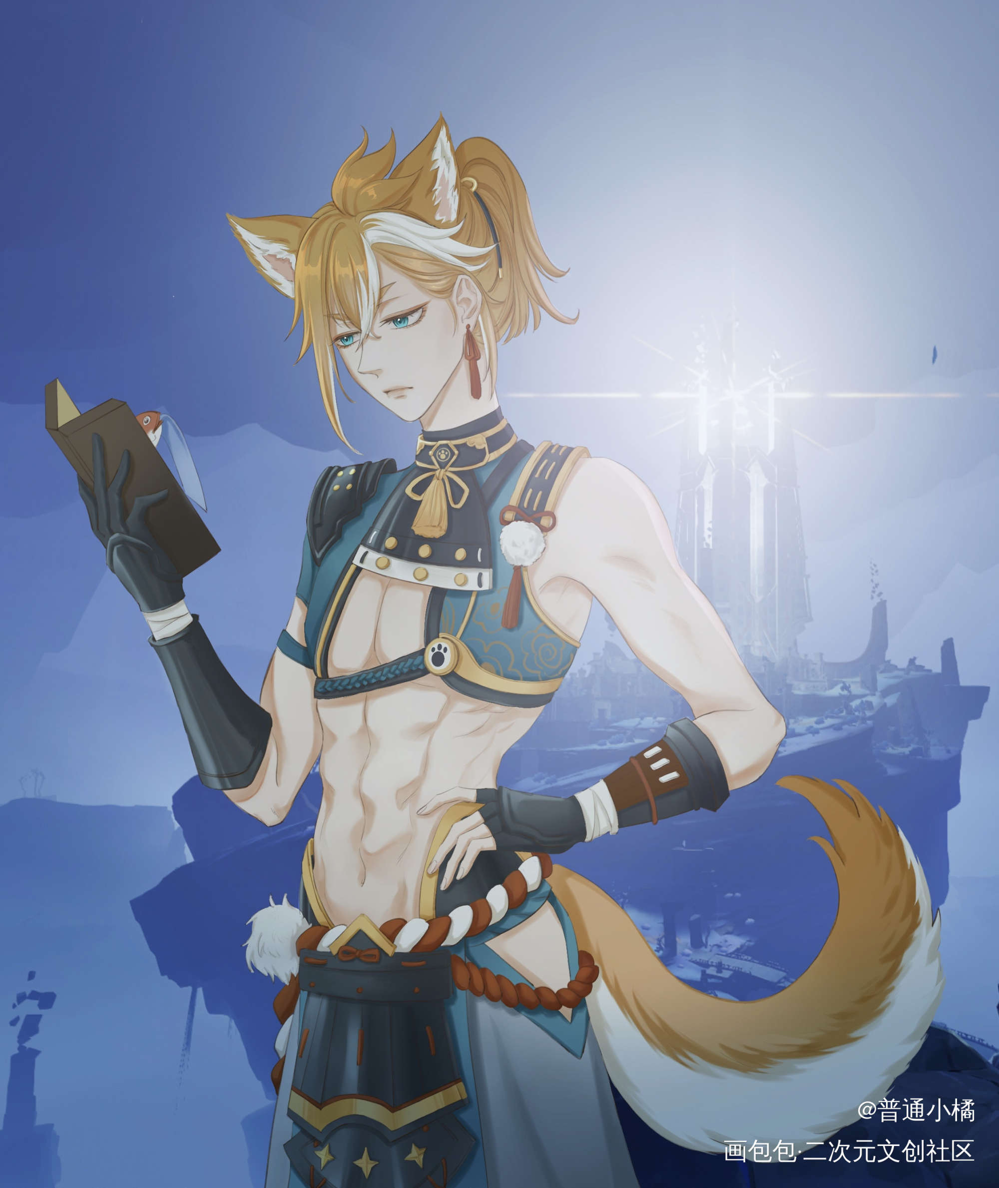 成年修勾五郎！_原神半厚涂五郎板绘绘画作品