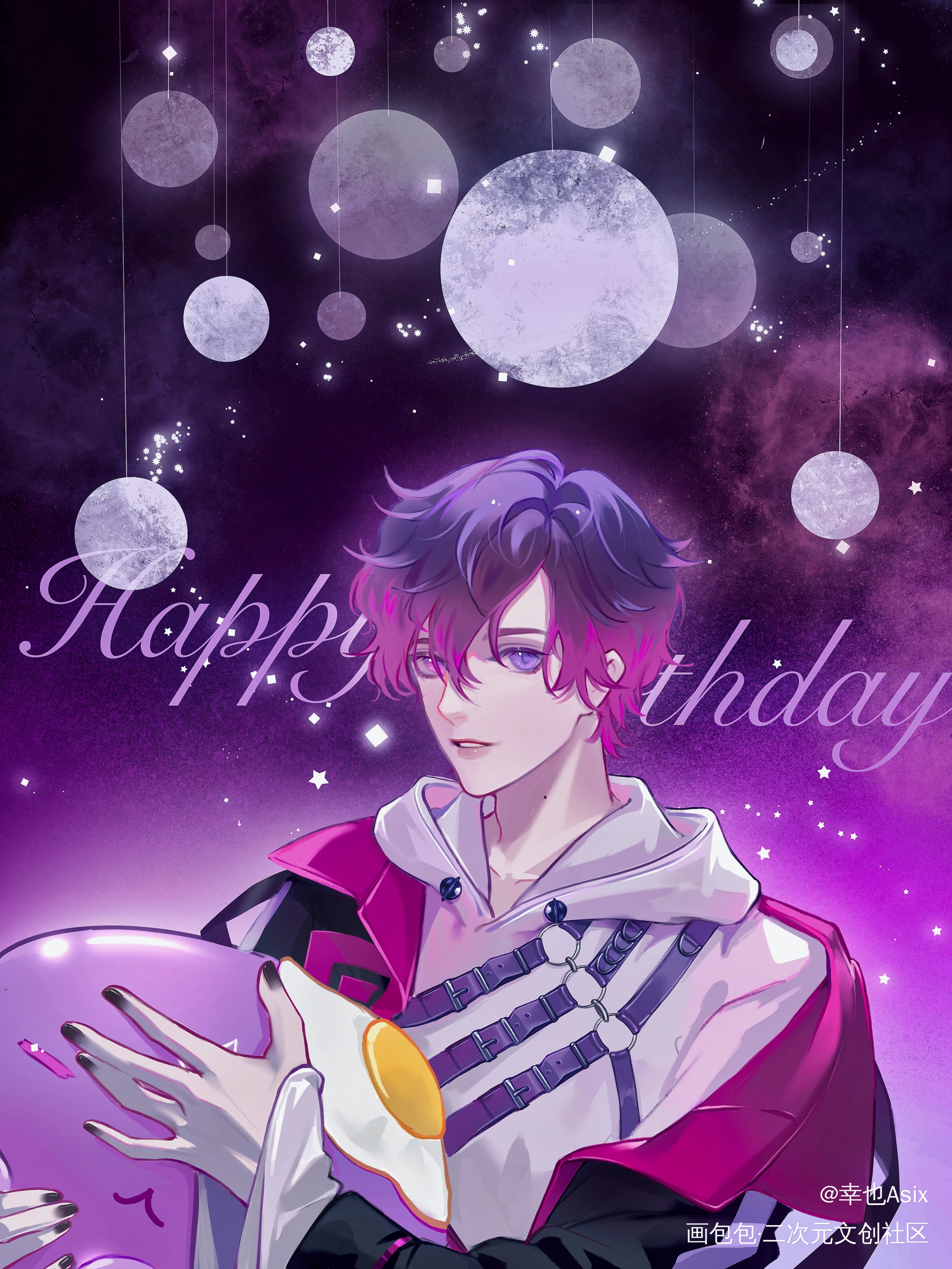 星星降临_UkiVioletanoctyxvtb绘画作品