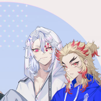 华丽丽们_鬼灭之刃宇髓天元炼狱杏寿郎绘画作品