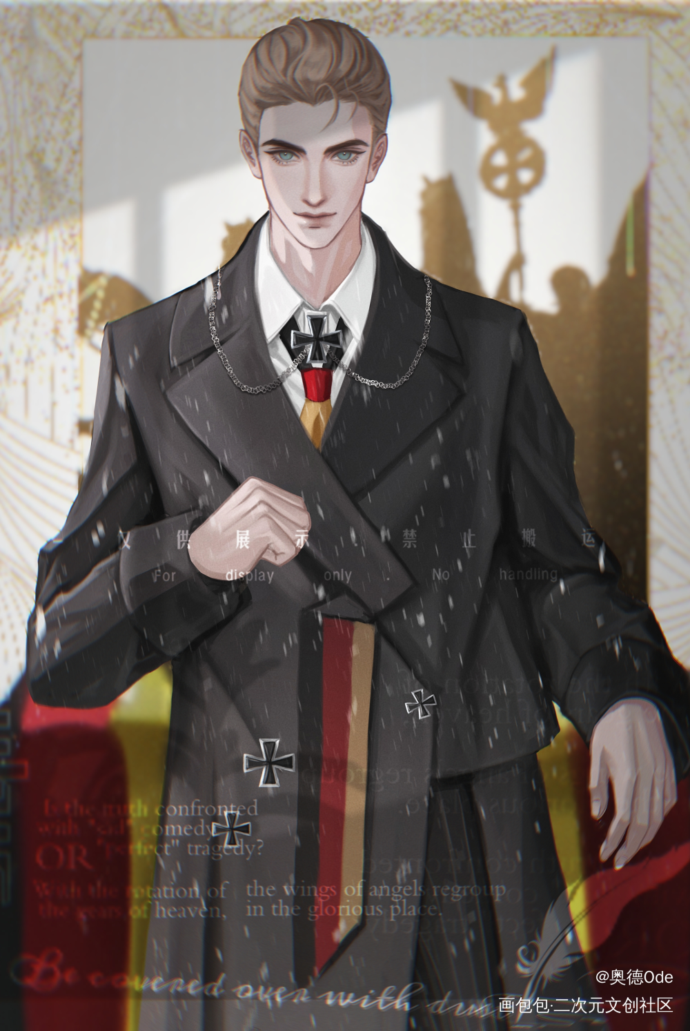 路德维希_黑塔利亚路德维希绘画作品