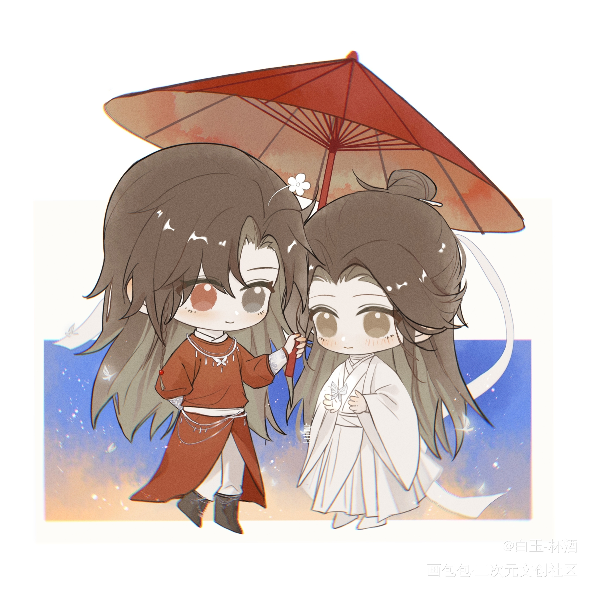 _花怜绘画作品