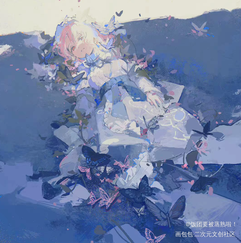 朝朝曰升，暮暮曰落。_冰舞的祈愿彩色漫画绘画作品