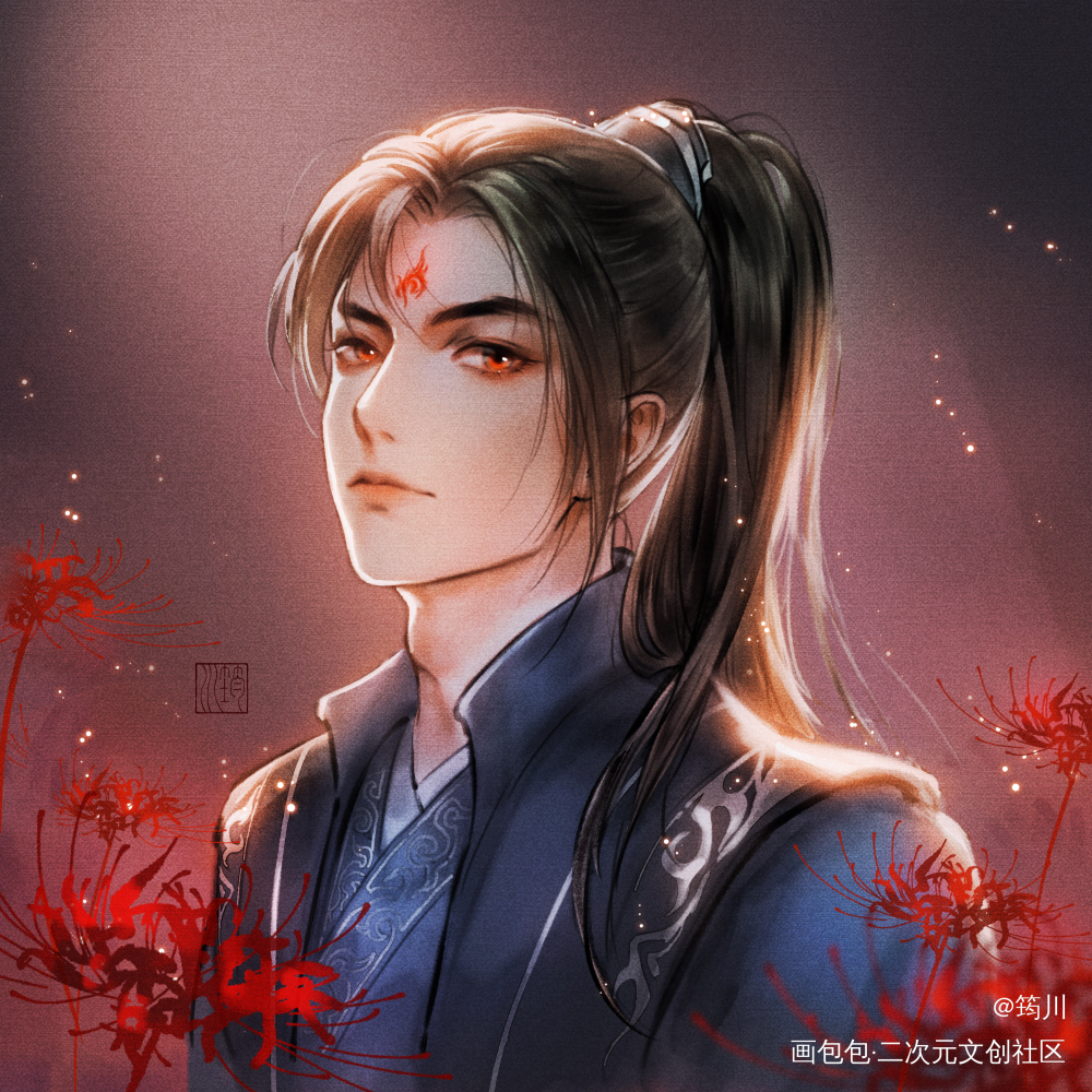 人渣反派自救系统冰秋情头_人渣反派自救系统绘画作品