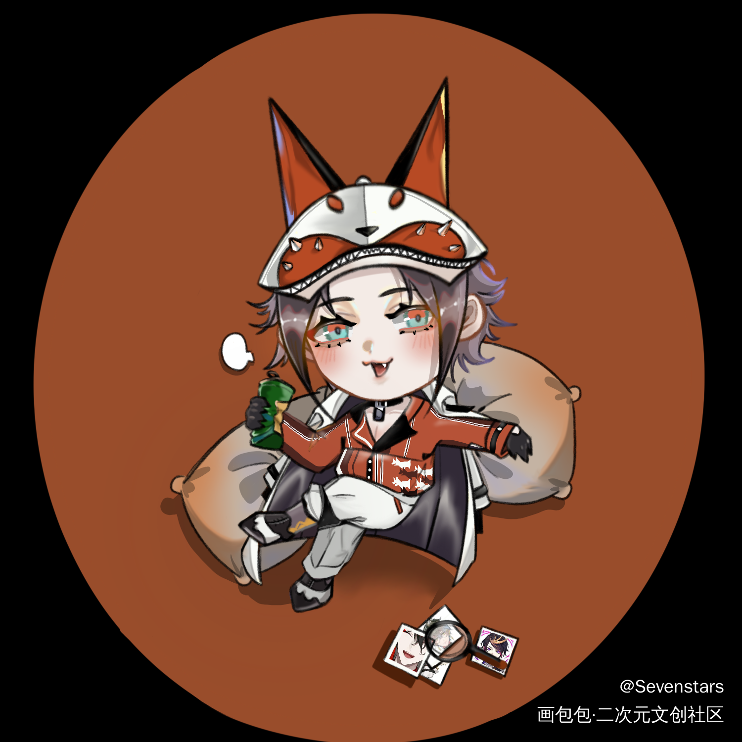 未成年人禁止饮酒_立绘Q版luxiemmystarias绘画作品