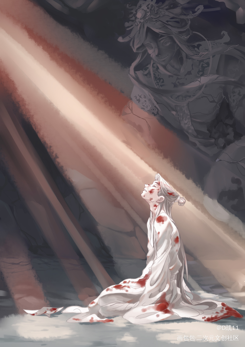 怜_天官赐福谢怜绘画作品