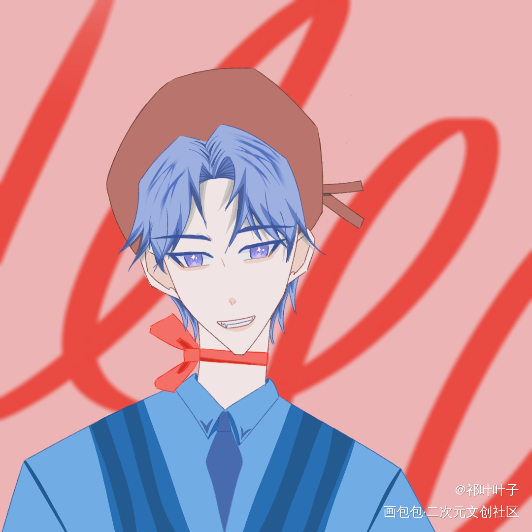 墨燃_二哈和他的白猫师尊燃晚绘画作品