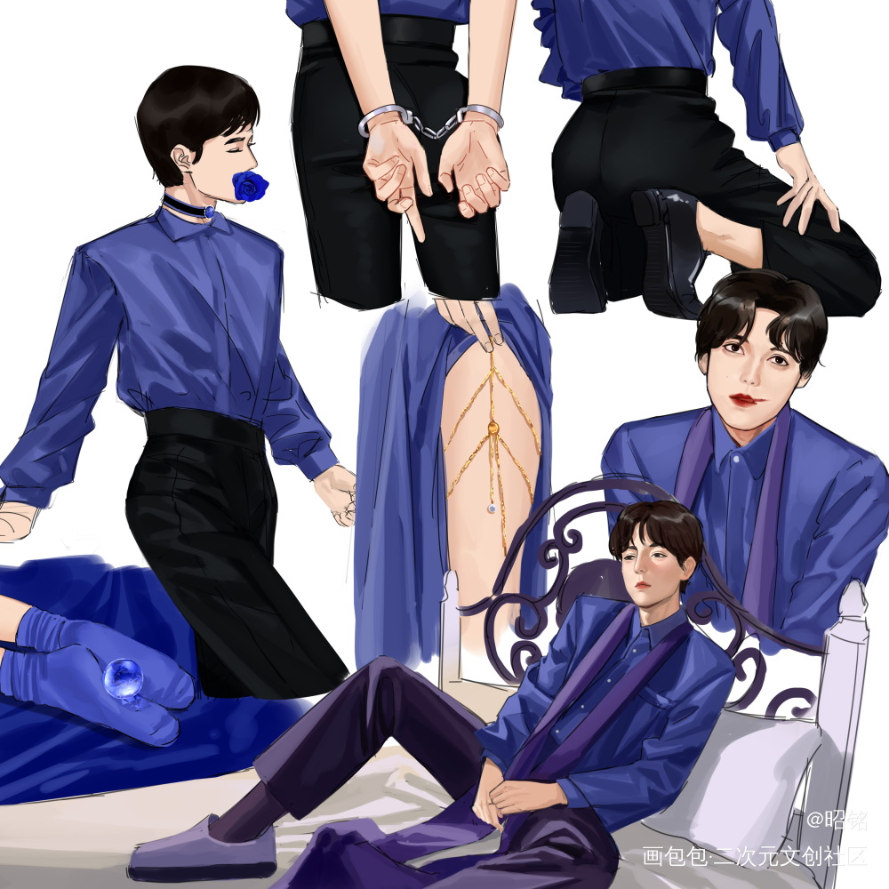 金丝雀_插画同人煦超绘画作品