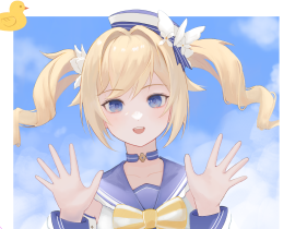 芭芭拉冲鸭！_绘画作品
