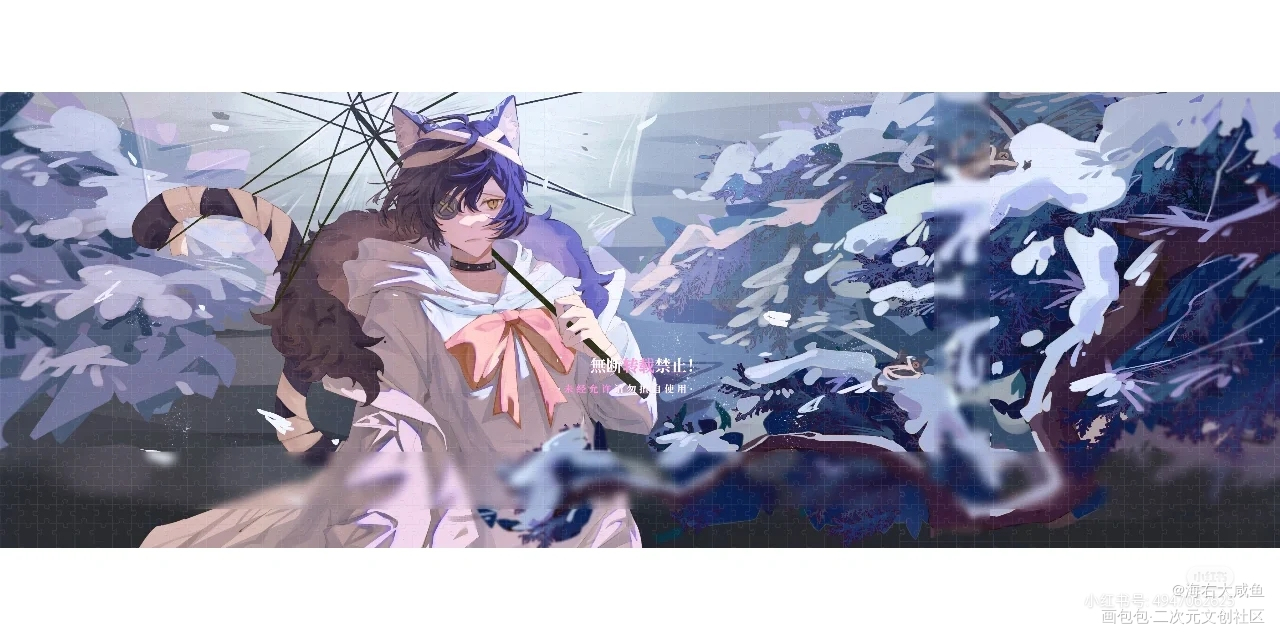 一张反季节糕糕_伪厚涂客单展示板绘绘画oc绘画作品