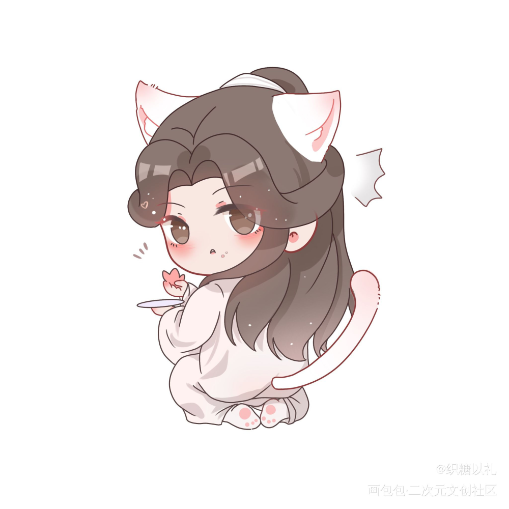 晚宁？_二哈和他的白猫师尊楚晚宁Q版绘画作品