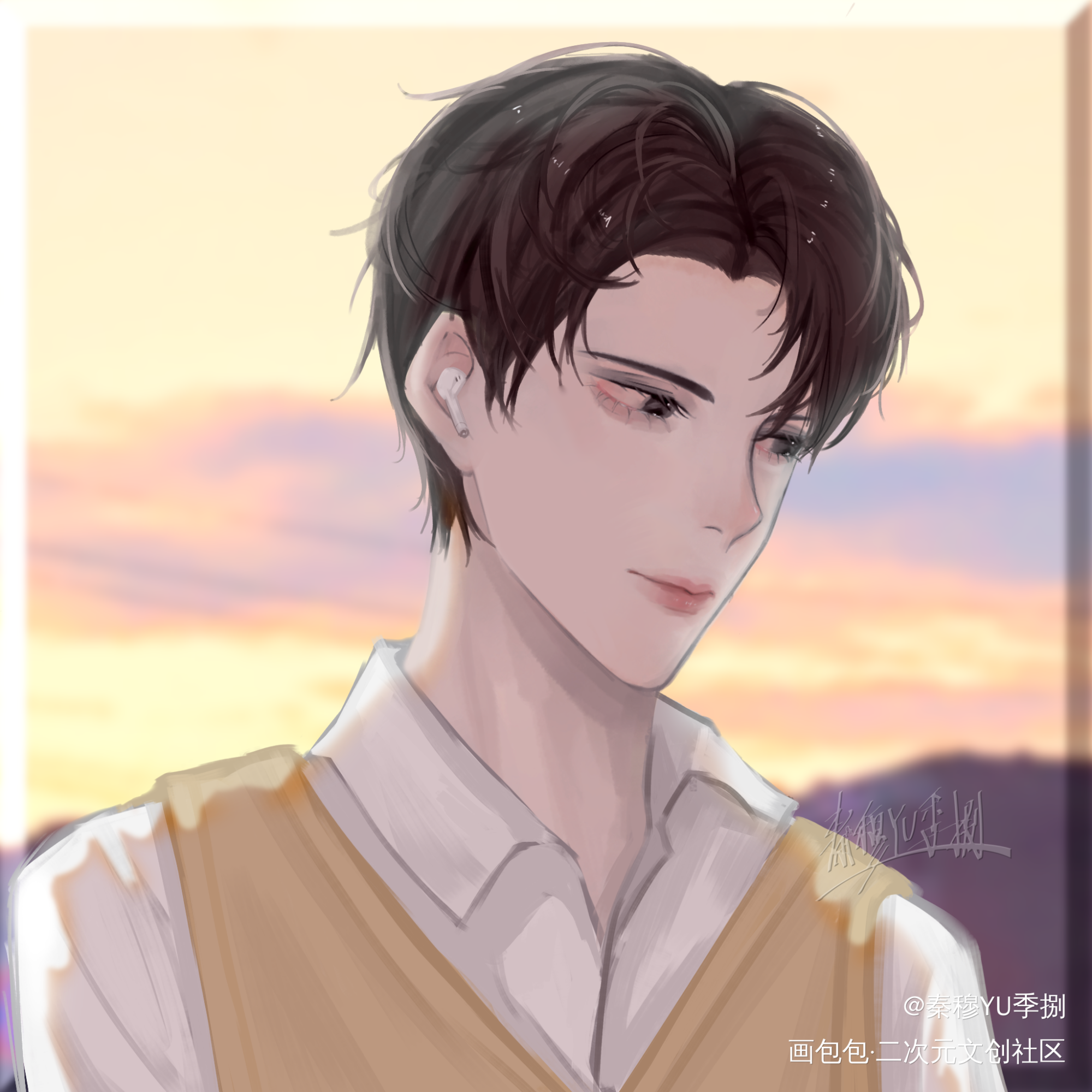 简高中生_你却爱着一个傻逼188男团李简绘画作品