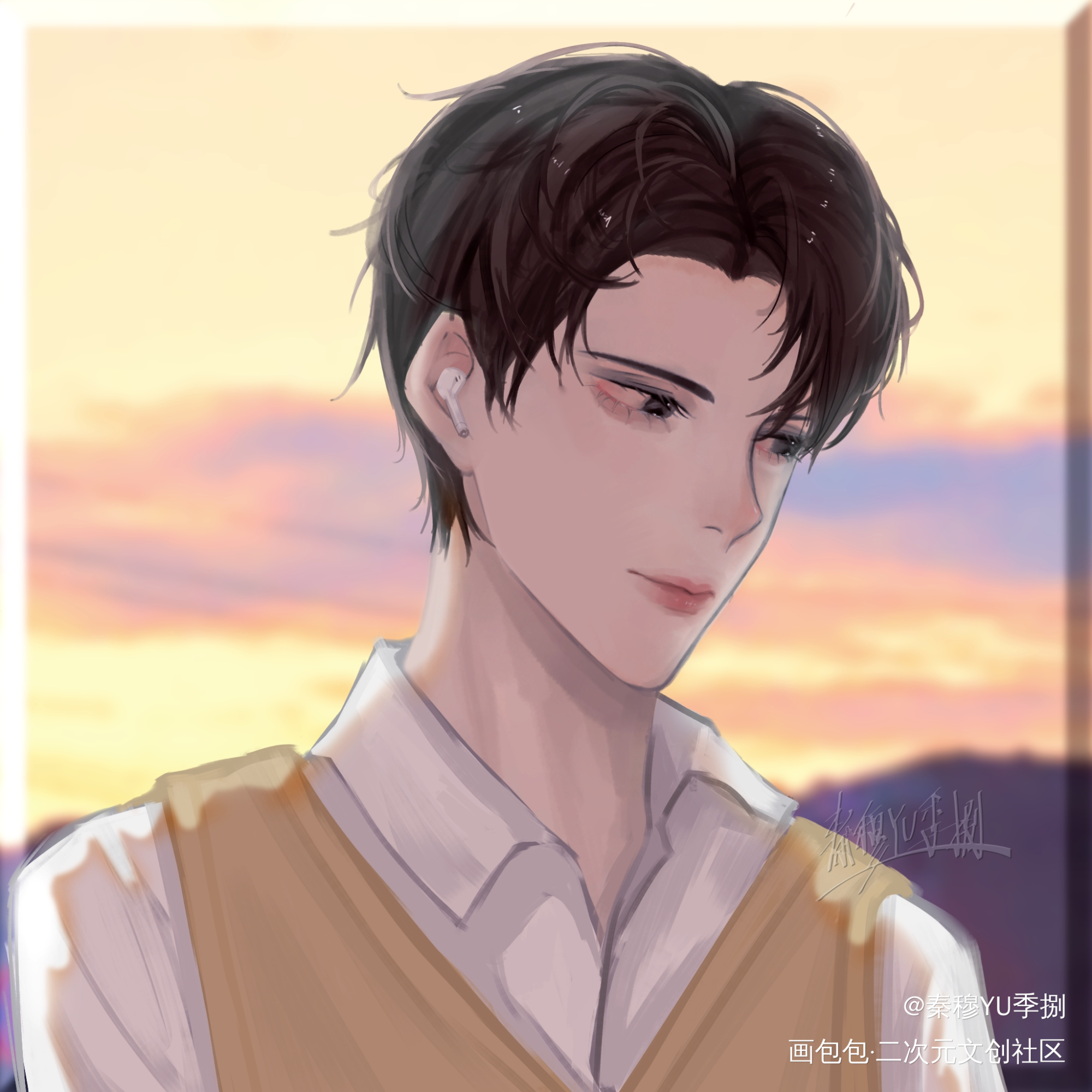 简高中生_你却爱着一个傻逼188男团李简绘画作品