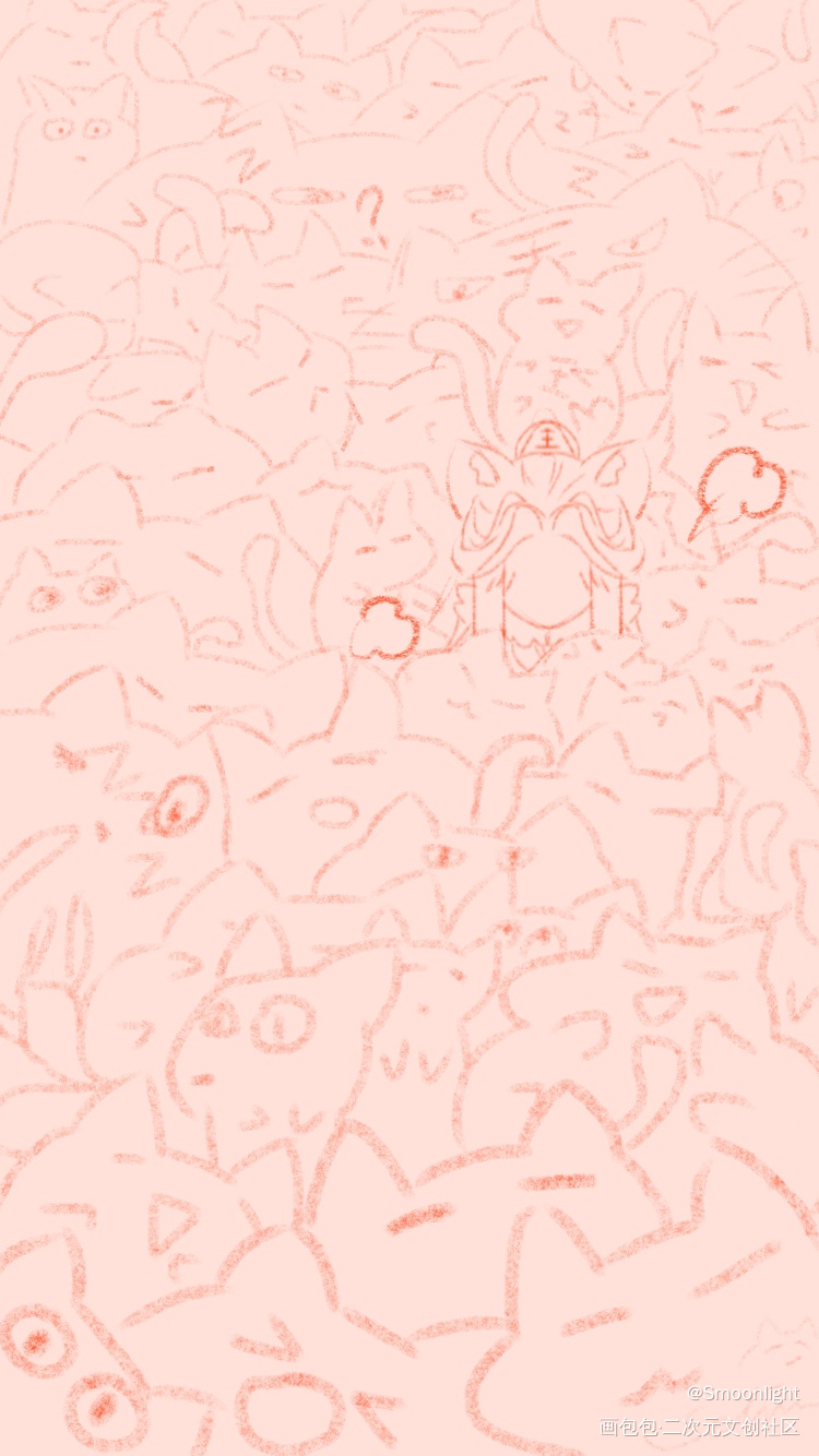 晚宁系列_二哈和他的白猫师尊燃晚板绘涂绘画作品