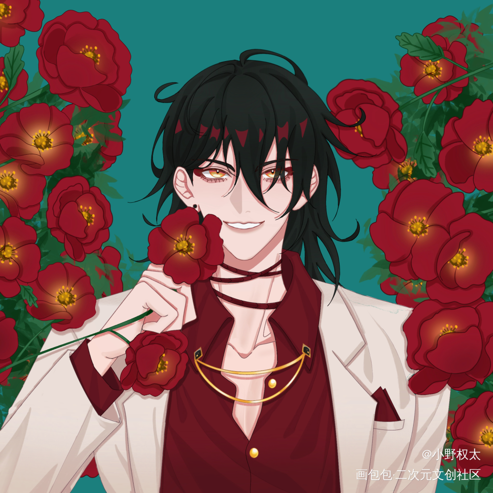 【luxiem】flower._求配文头像同人luxiemvoxakumamystarias绘画作品