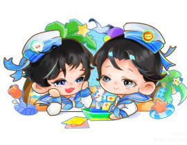 妹叔开船_绘画作品