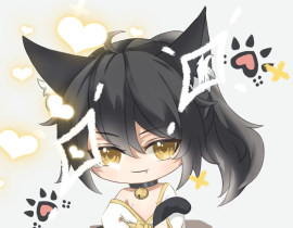 喵呜~_绘画作品